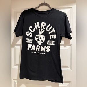 Black Schrute Farms T-Shirt from The Office